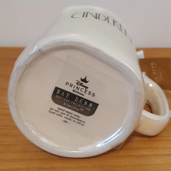 Disney Collection by Rae Dunn Luster Cinderella Mug with Glass Slipper Topper - Picture 3 of 8